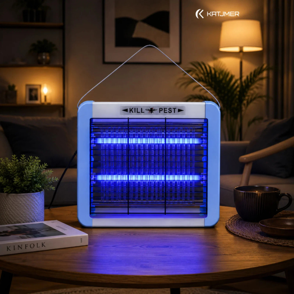 UV Işıklı Yüksek Voltajlı Elektrikli Sinek Öldürücü