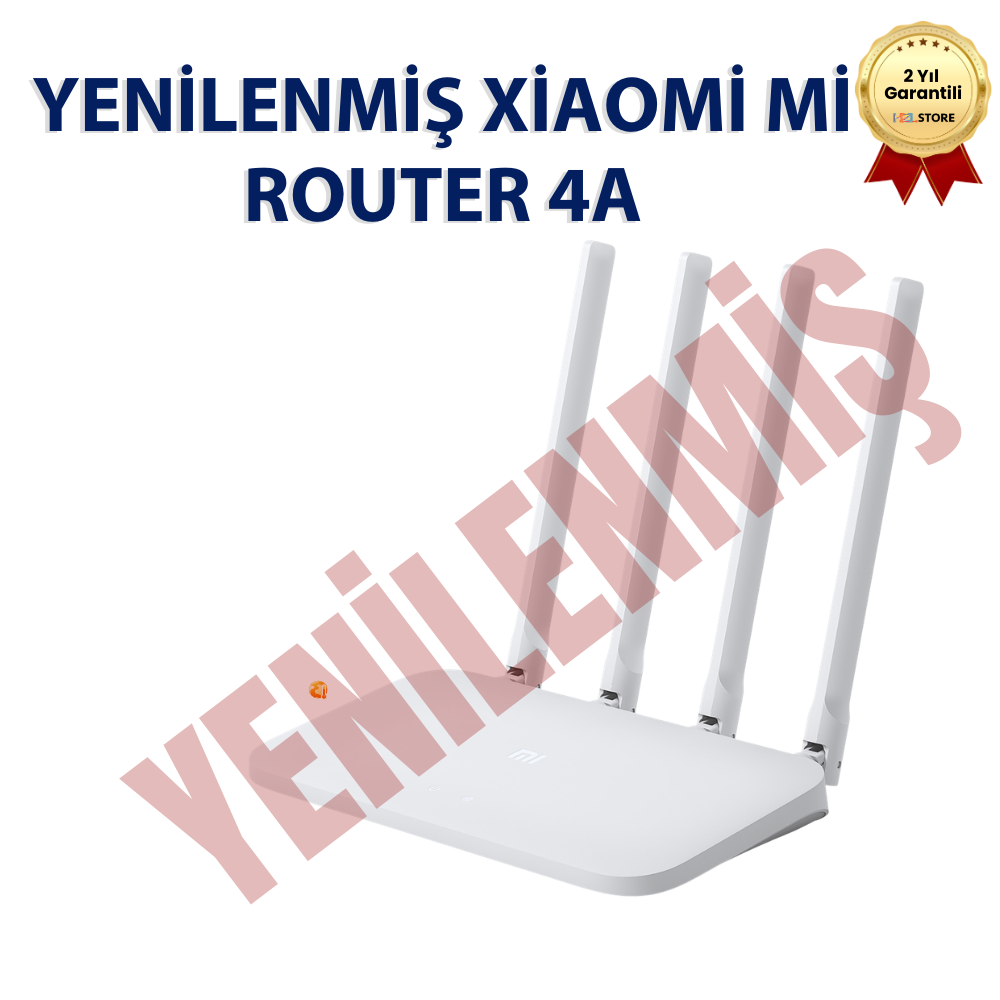 Yenilenmiş Xiaomi Mi Router 4A WiFi AC1200 1167 Mbps 2.4G 5G Çift Bant 4 Antenli