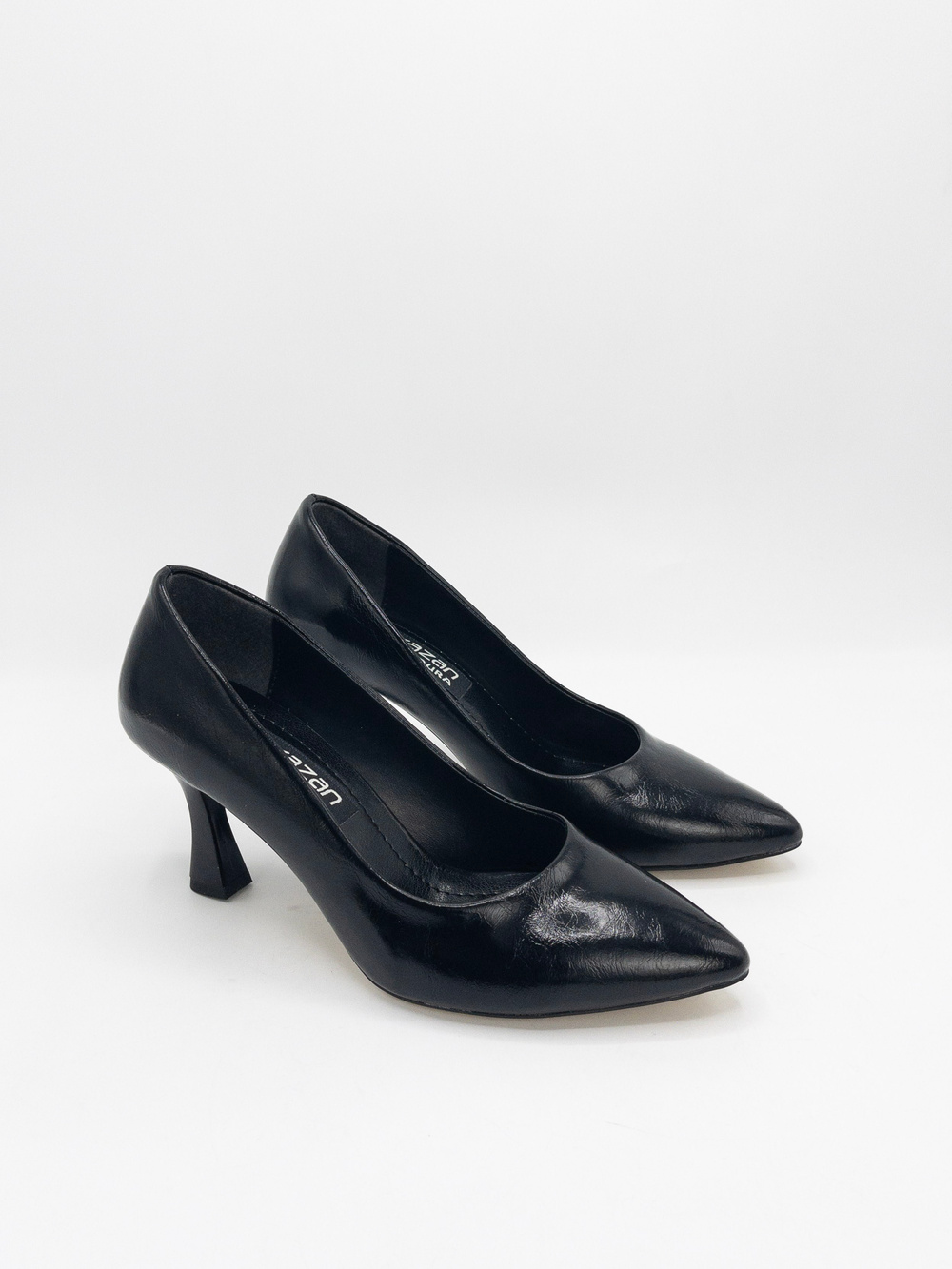 Morgana Stiletto Vegan Deri Siyah