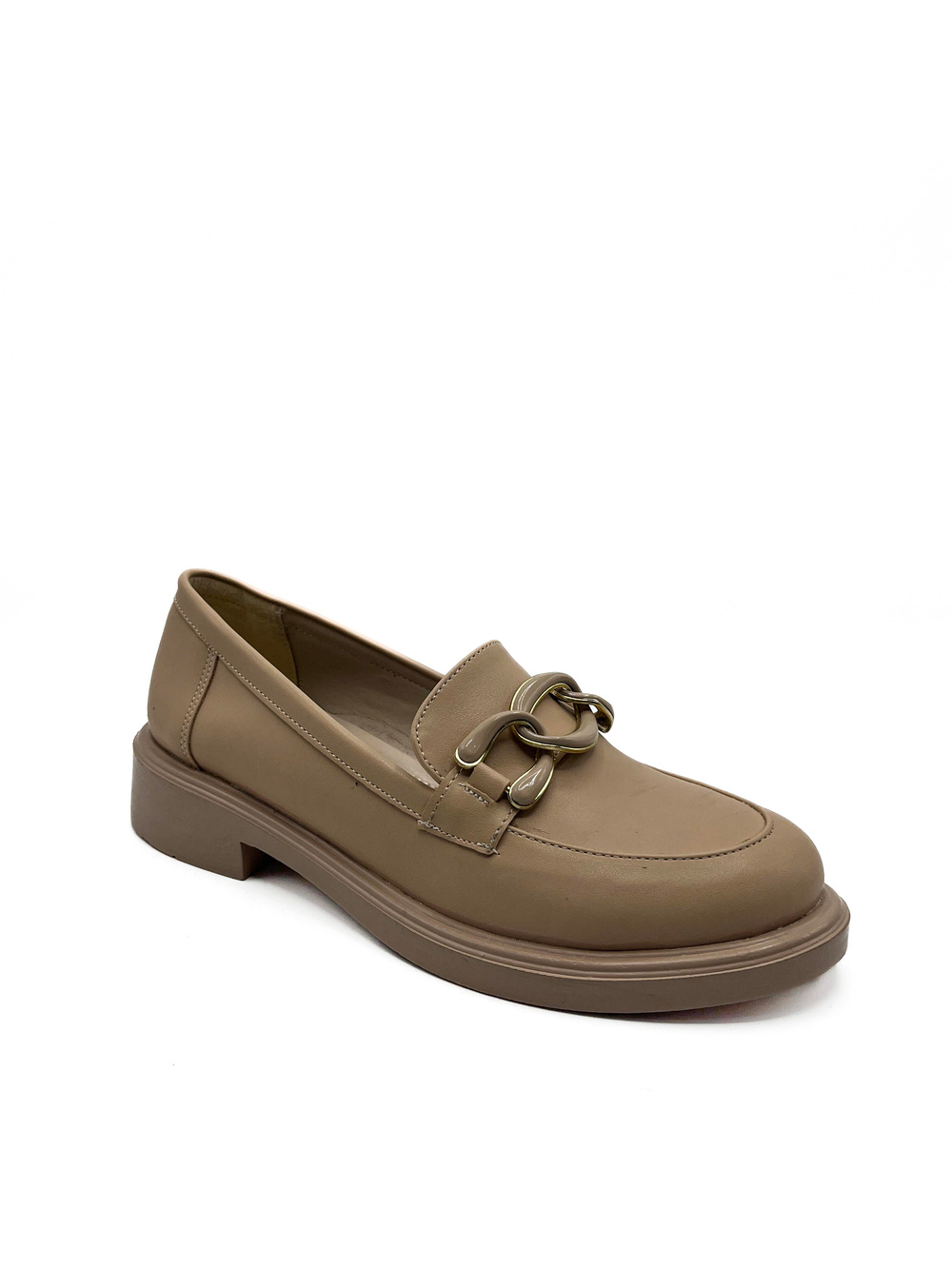 Zeli Loafer Halka Detaylı Bej