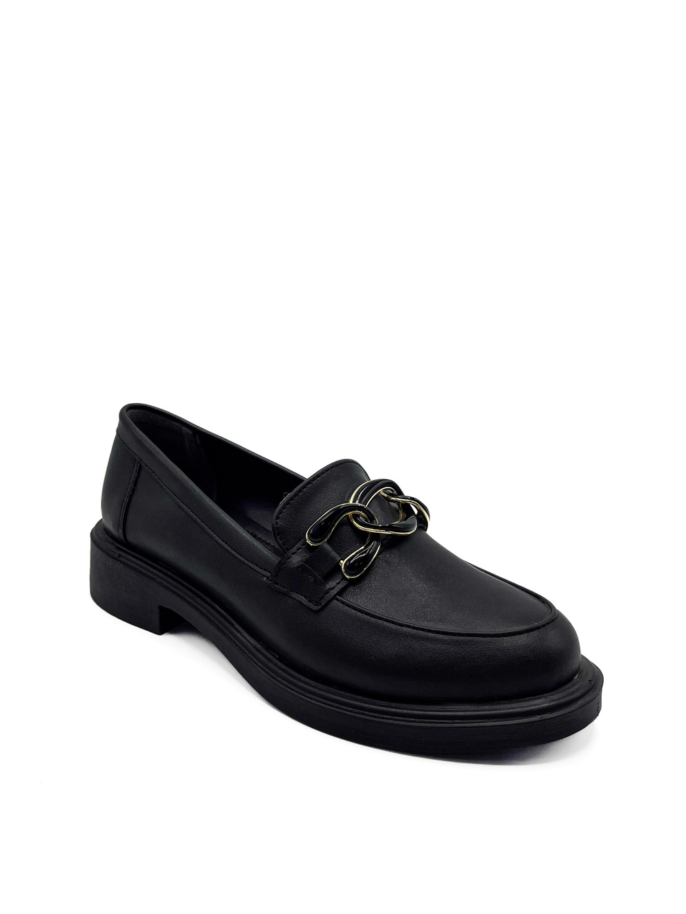 Zeli Loafer Halka Detaylı Siyah