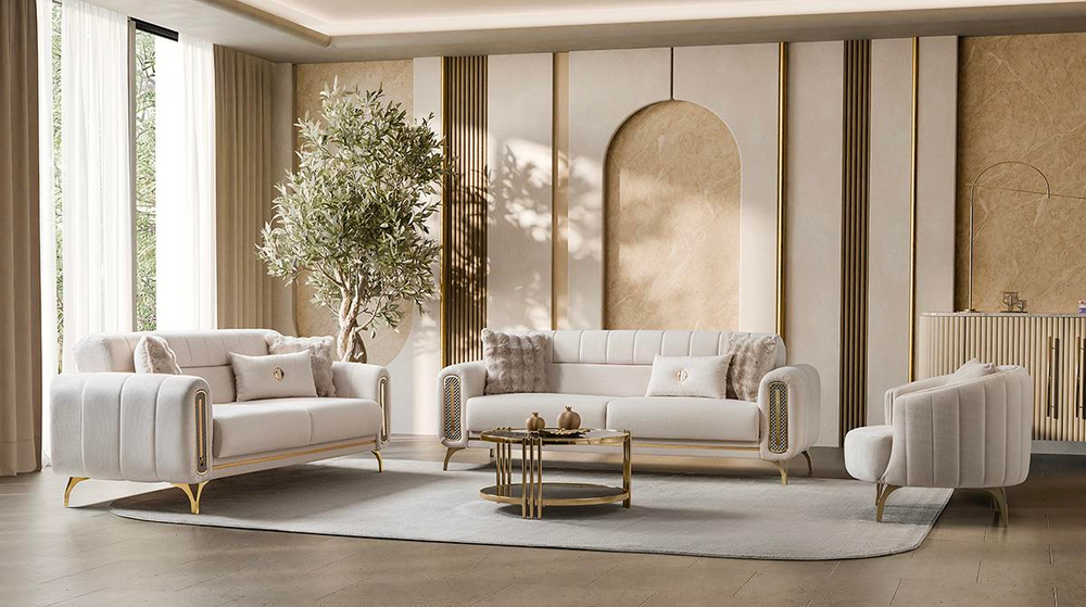 Dior Metal Ayaklı Koltuk Takımı