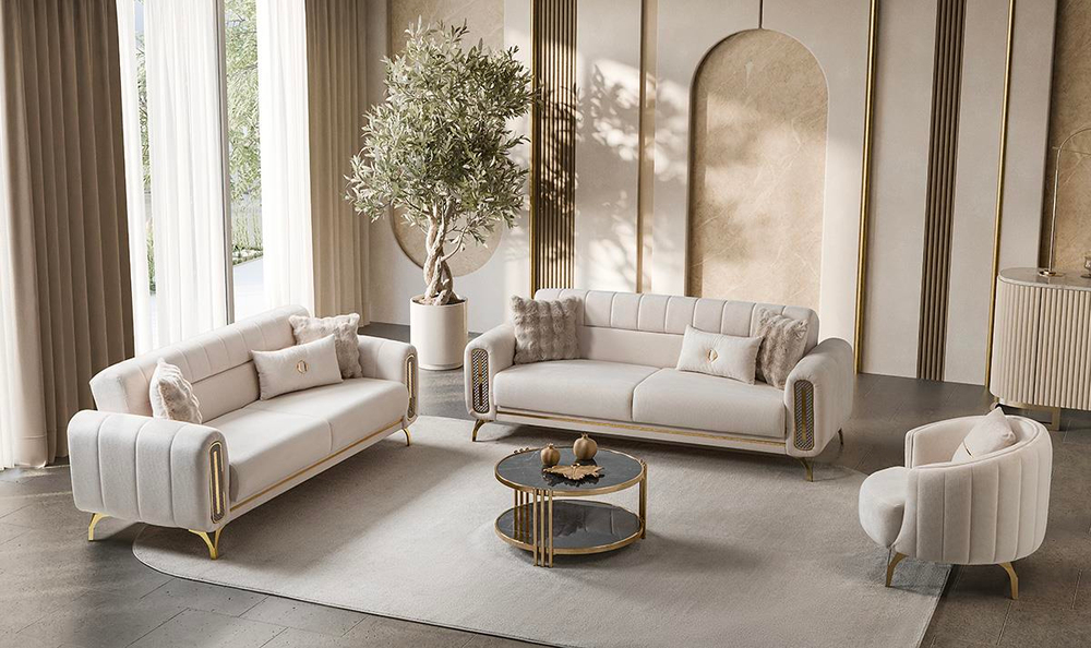 Dior Metal Ayaklı Koltuk Takımı
