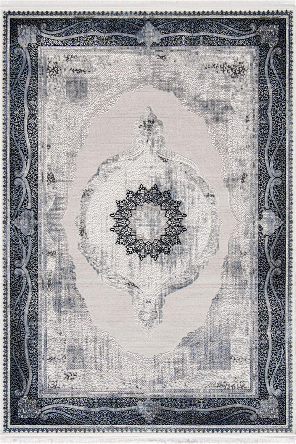 Miras 6802 Gri Mavi Halı