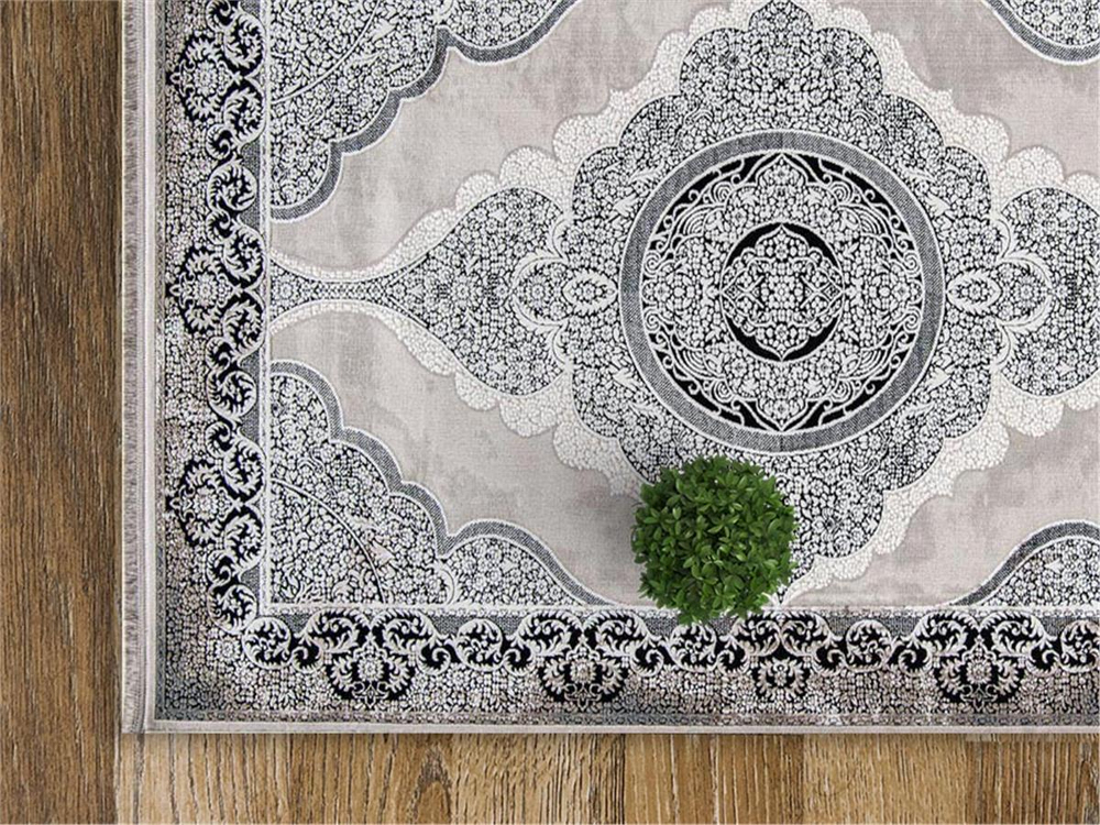 Miras 6804 Gri Siyah Halı