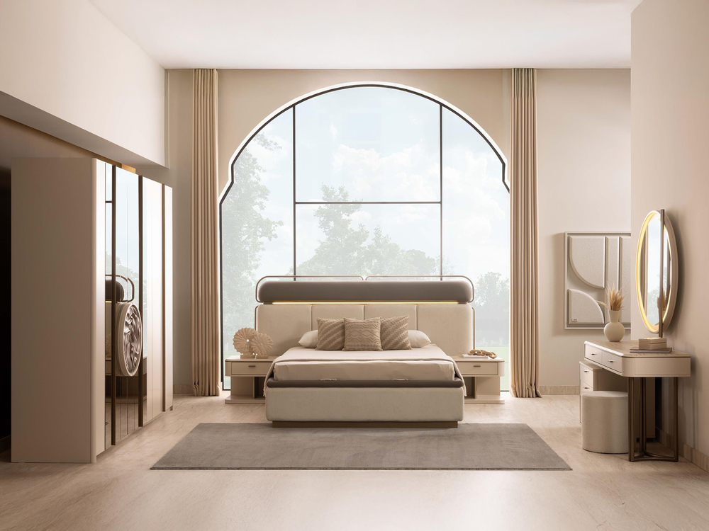 Loft Lüks Modern Yatak Odası Takımı