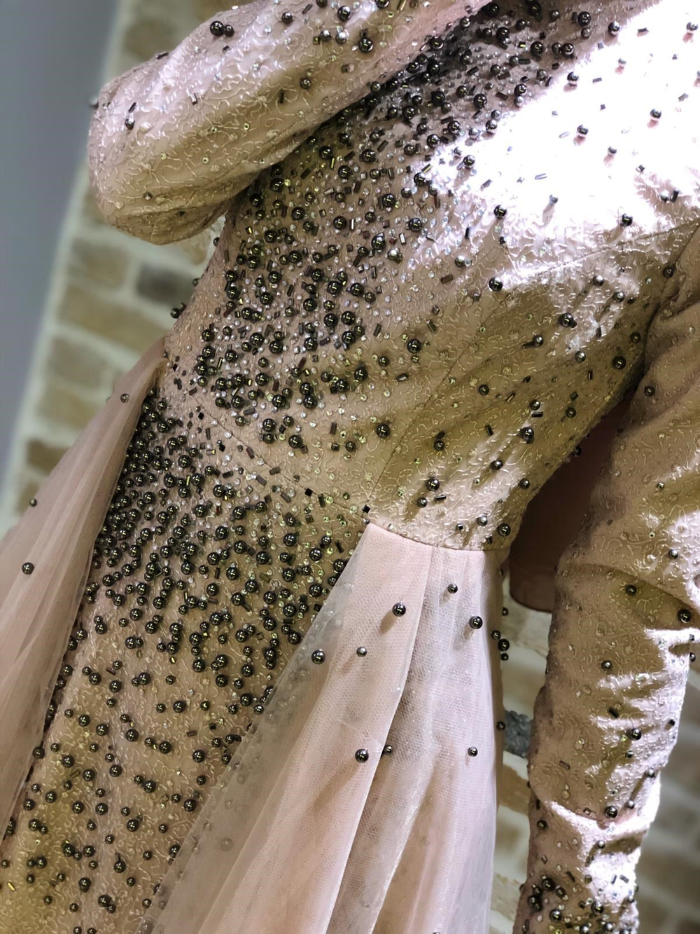 BELLEY TAŞ İŞLEMELİ EVENING DRESS