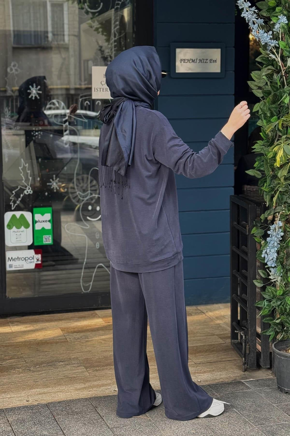 CEREMONY ÖNÜ NERVÜRLÜ TEN CEL LYOCELL ÖRME BOL PAÇA PANTOLON