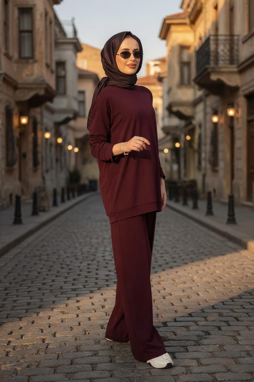 CEREMONY ÖNÜ NERVÜRLÜ TEN CEL LYOCELL ÖRME BOL PAÇA PANTOLON