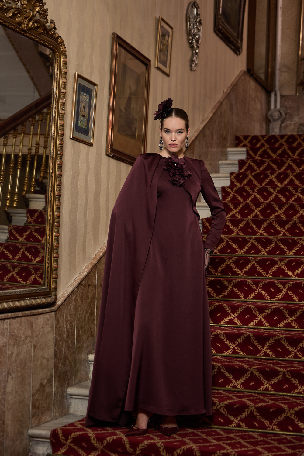 JAMİLA SARAH KREP MİA DRESS ABİYE ELBİSE