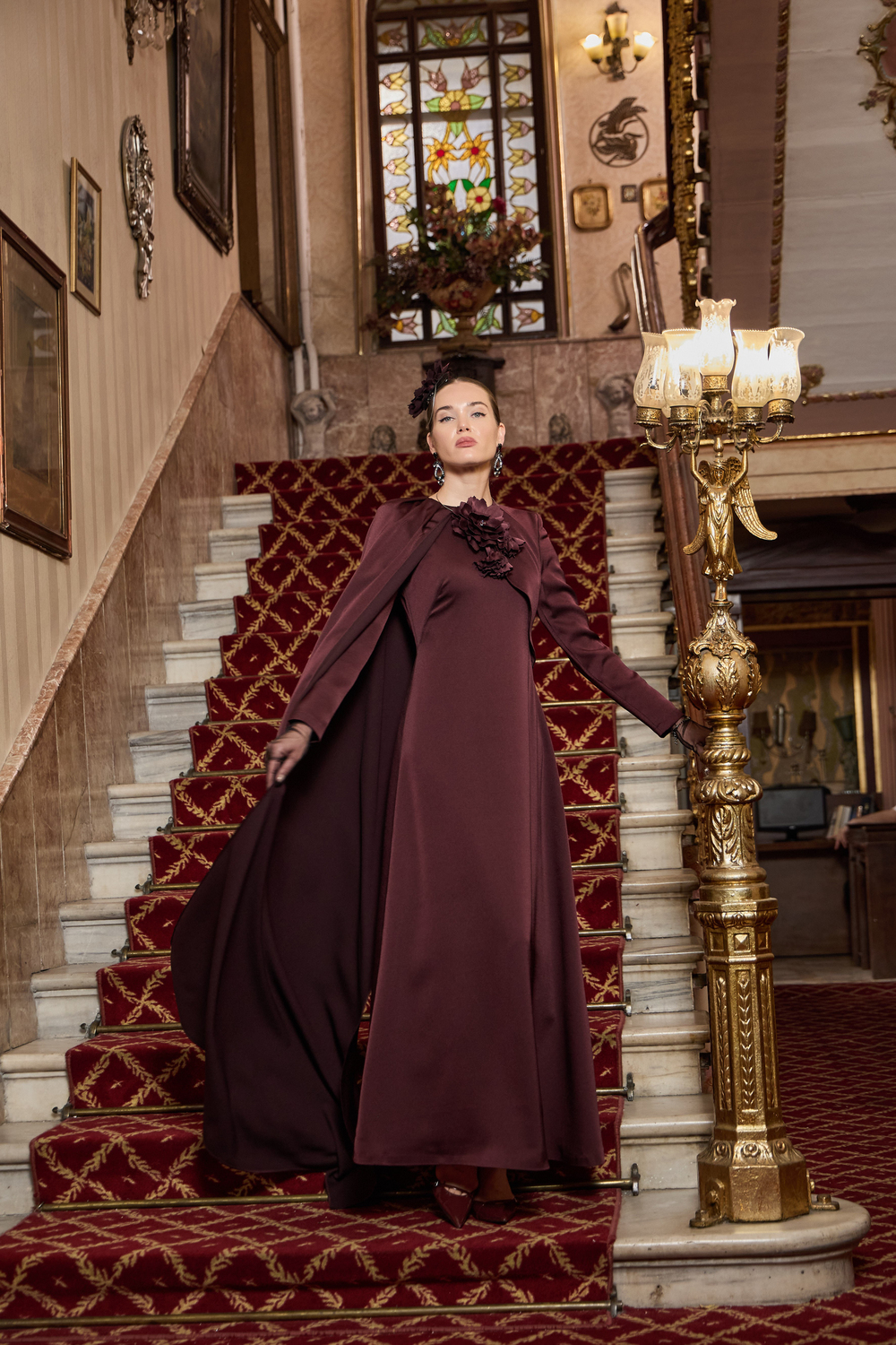 JAMİLA SARAH KREP MİA DRESS ABİYE ELBİSE
