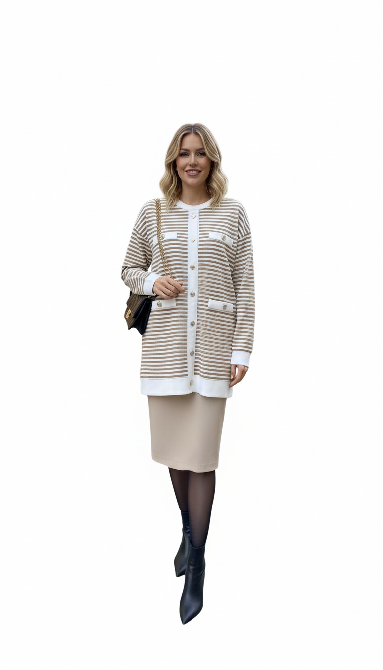 MOODBASIC METAL DÜĞMELİ TUNİK