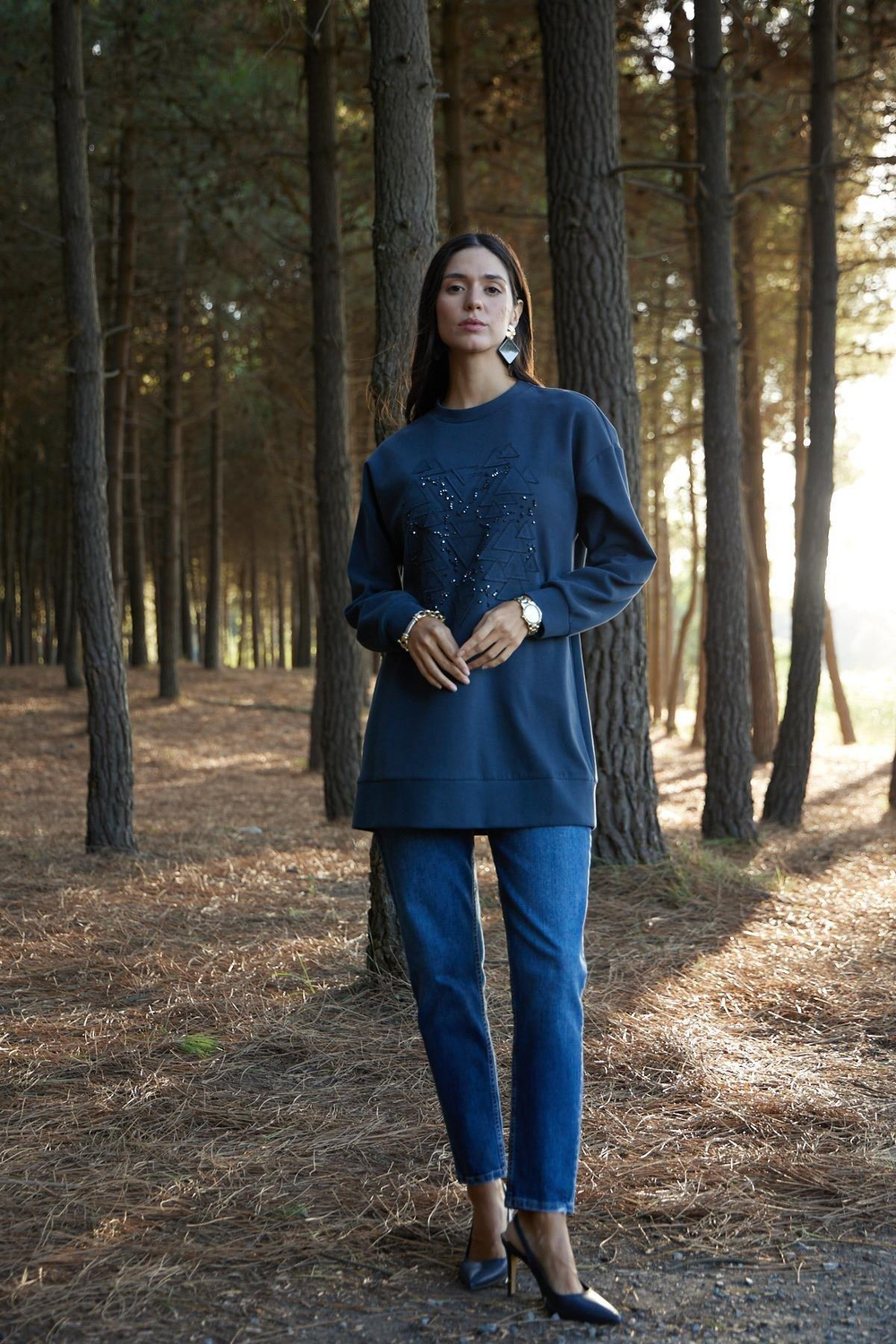MOODBASIC NAKIŞLI TAŞLANMIŞ TEN CEL TUNİK
