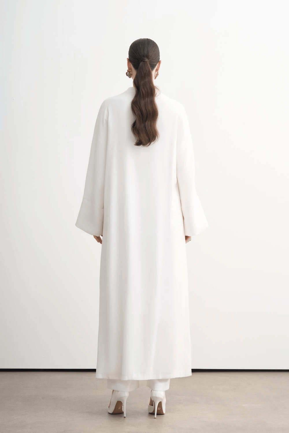 MOODBASIC ORGANZE ÇİÇEK NAKIŞLI FERACE