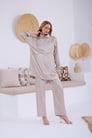 Premium By Moodbasic METAL PUL ŞERİTLİ İPEK SATEN TAKIM