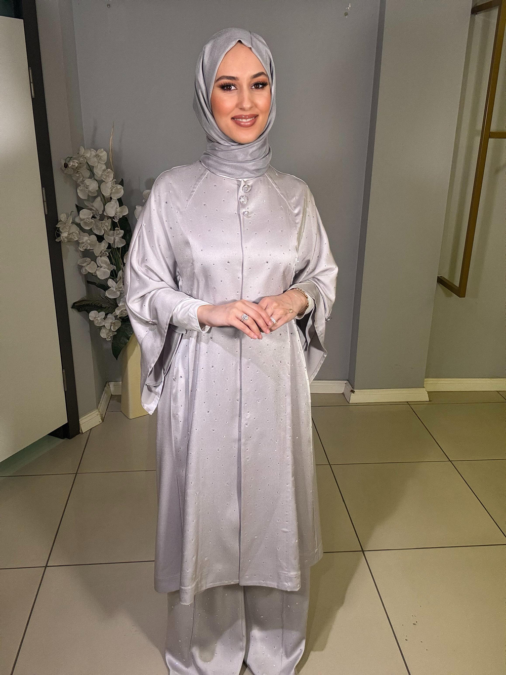 YEŞİM ÖZCAN ELENA TAŞLI PANTOLON