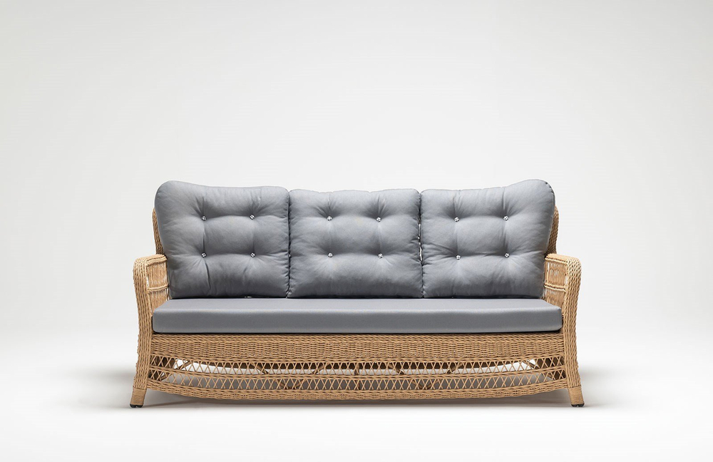 Bahçe Rattan Üçlü Koltuk BH-1092