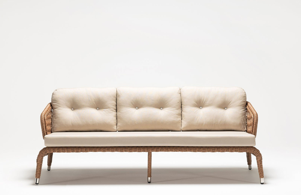 Bahçe Rattan Üçlü Koltuk BH-1096