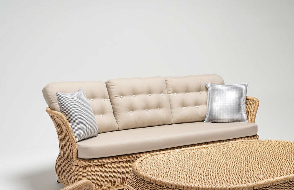 Bahçe Rattan Üçlü Koltuk BH-1124