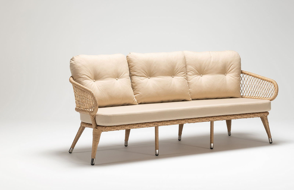 Bahçe Rattan Üçlü Koltuk BH-1156