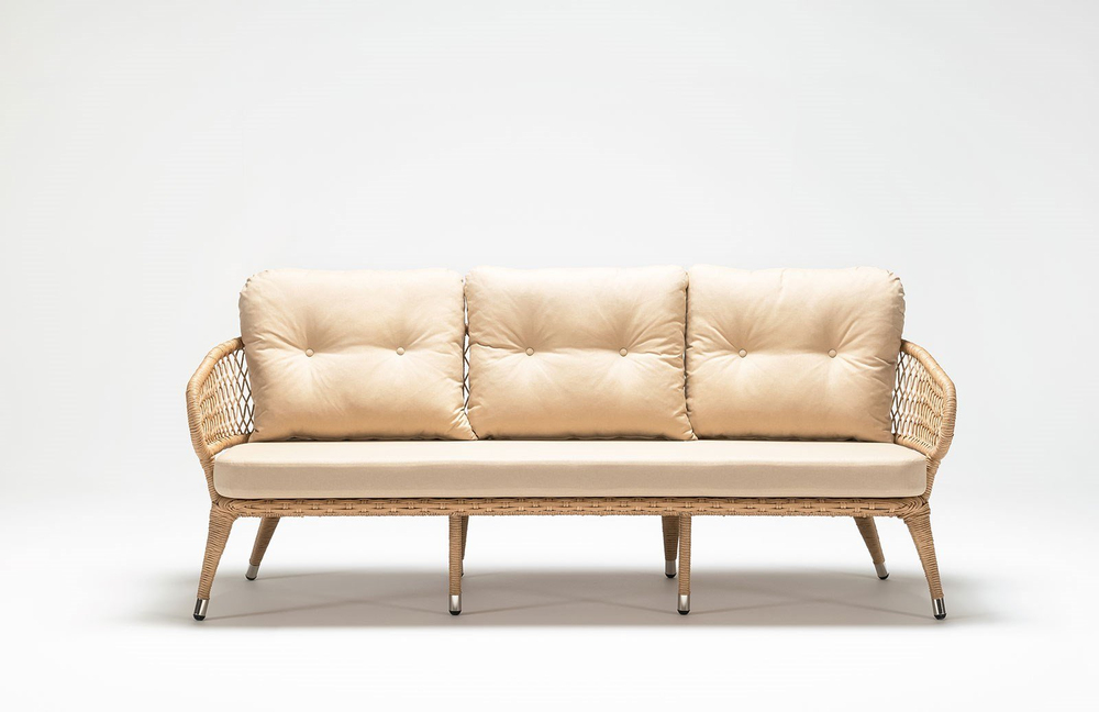 Bahçe Rattan Üçlü Koltuk BH-1156