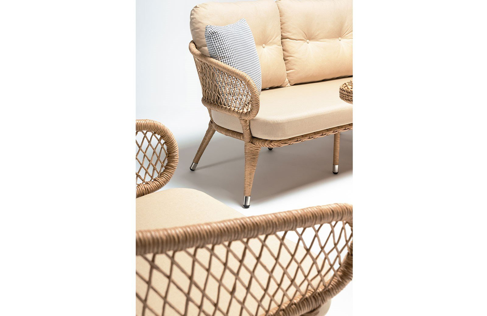 Bahçe Rattan Üçlü Koltuk BH-1156