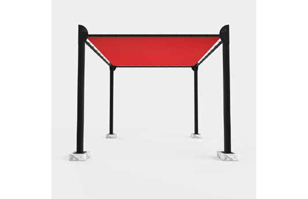 Bahçe Şemsiyesi Klasik Gazebo - Kahve Krem SE-110