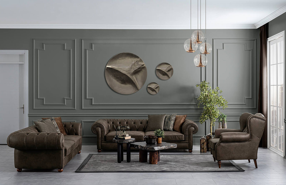 Blair Koltuk Takımı Kahve