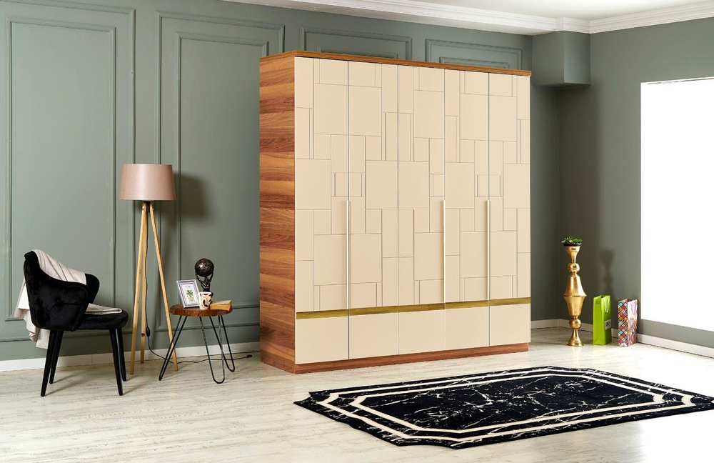 Borga 5 Kapaklı Dolap