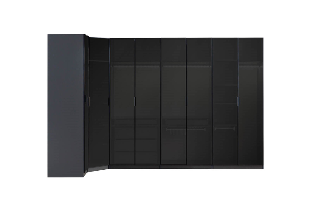 Daisi Köşe Dolap Takımı Antrasit