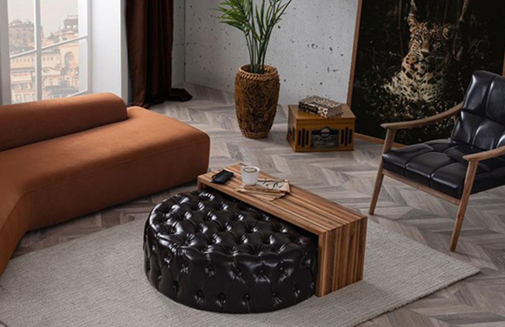 ENGC-PM-1007 Puf Orta Sehpa Seti