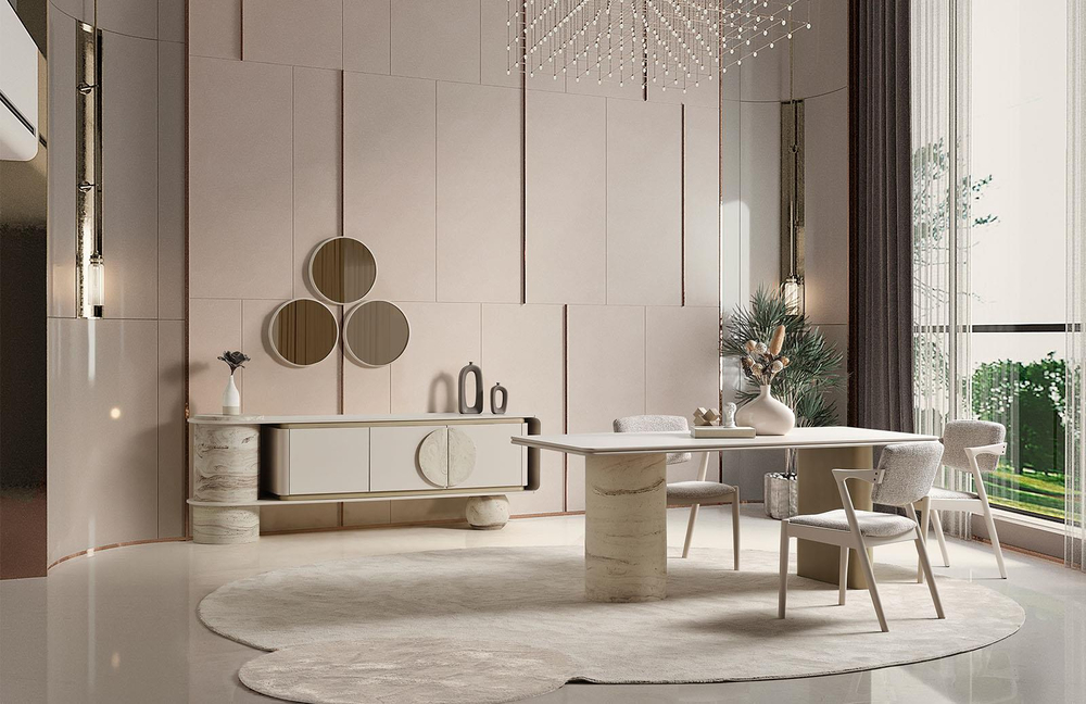 Land Traverten Konsol + Ayna