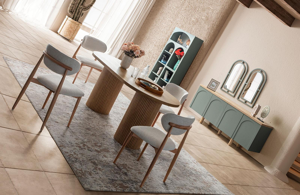 Latrell Retro V2 Yemek Odası Takımı