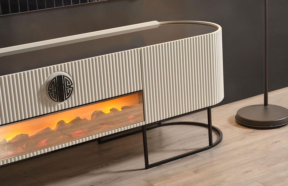 Morten Tv Ünitesi Ekru-Siyah