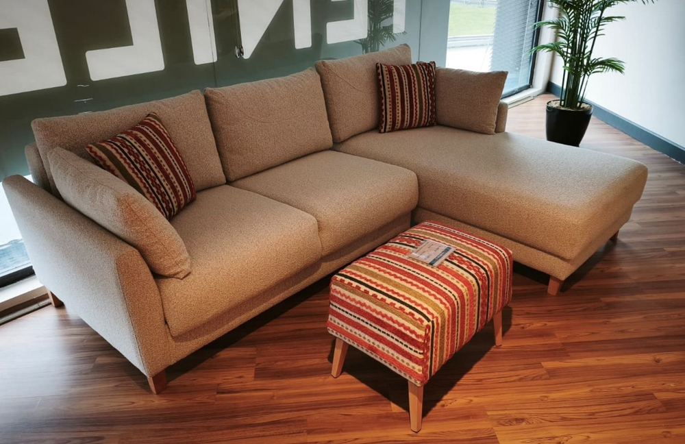 OUTLET - BDZ - Bushra Köşe Koltuk Takımı Puflu