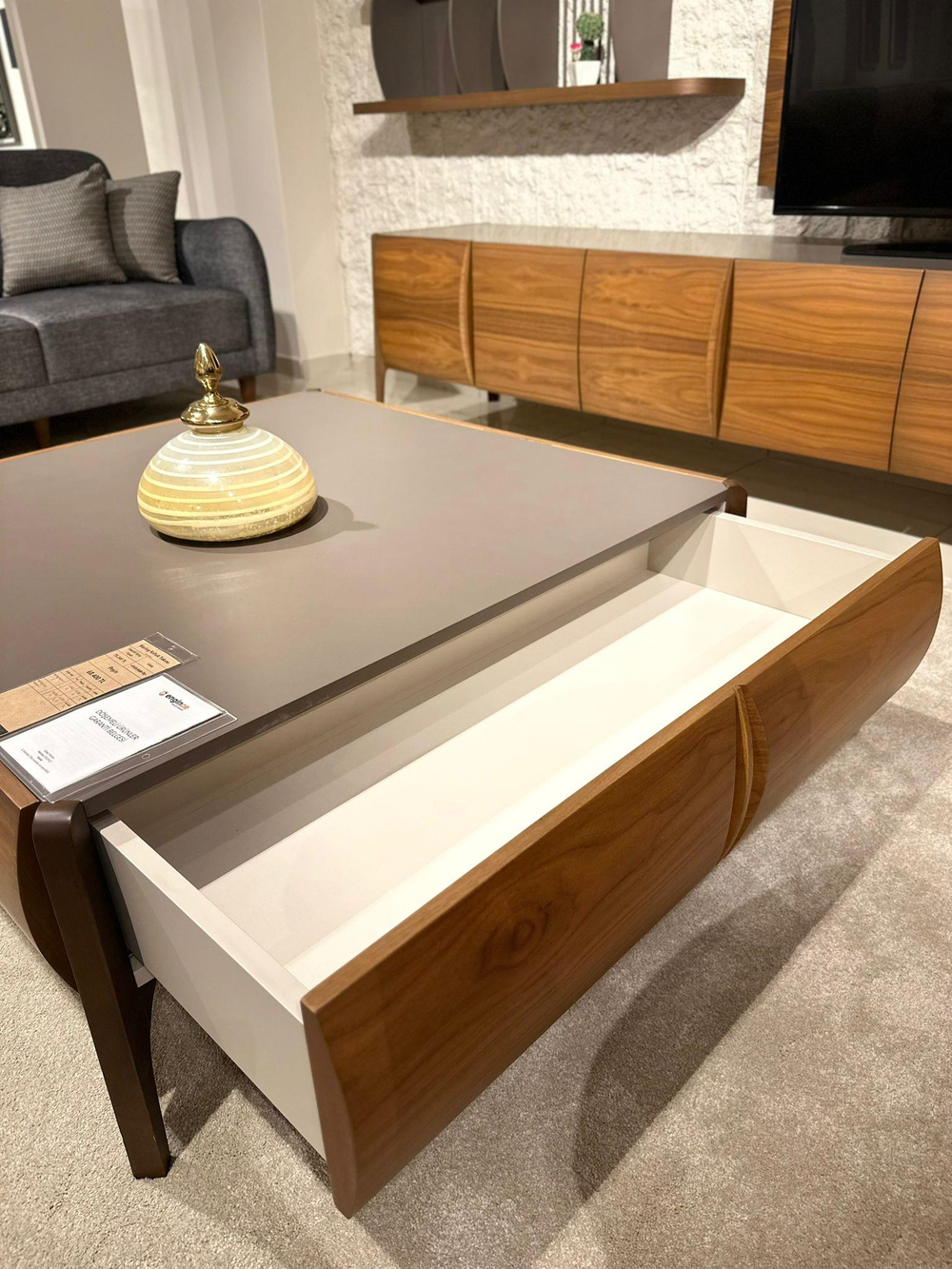 OUTLET - MOB - Perez Tv Ünitesi + Yemek Odası Takımı