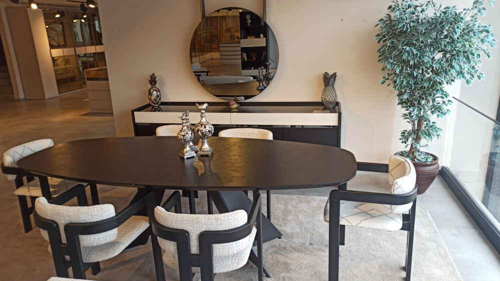 OUTLET-MSK2-Rutger Yemek Odası Takımı+Tv Ünitesi