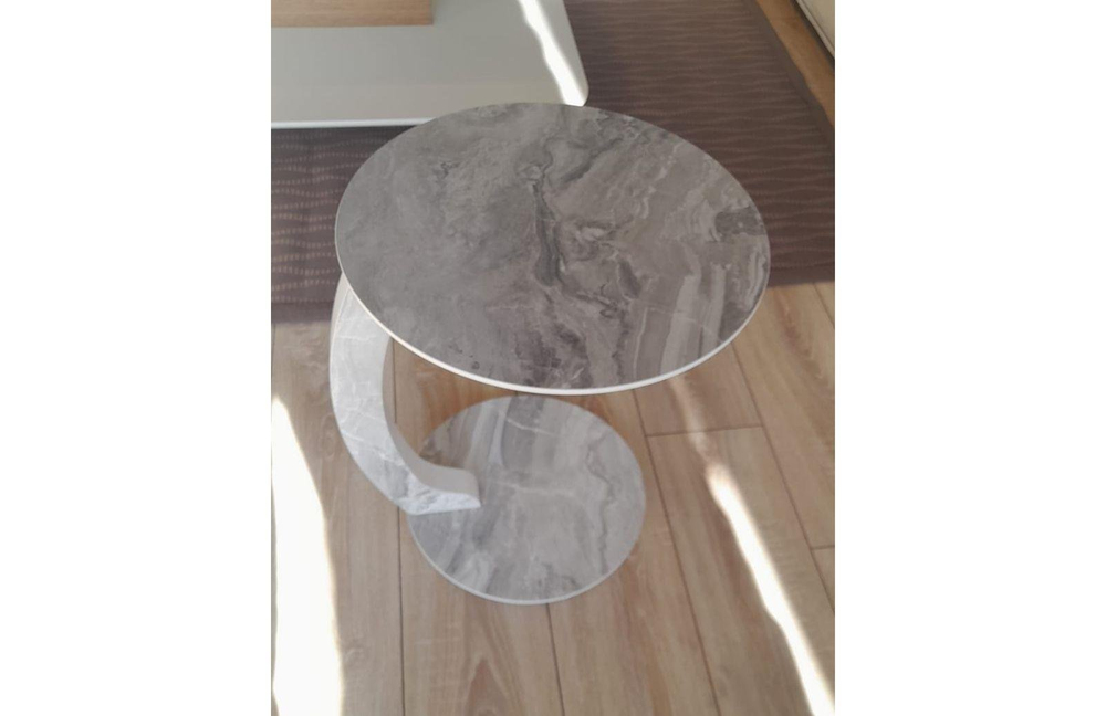 OUTLET-SULTANBEYLİ-ENGC-SM- Gri Mermerli C Sehpa