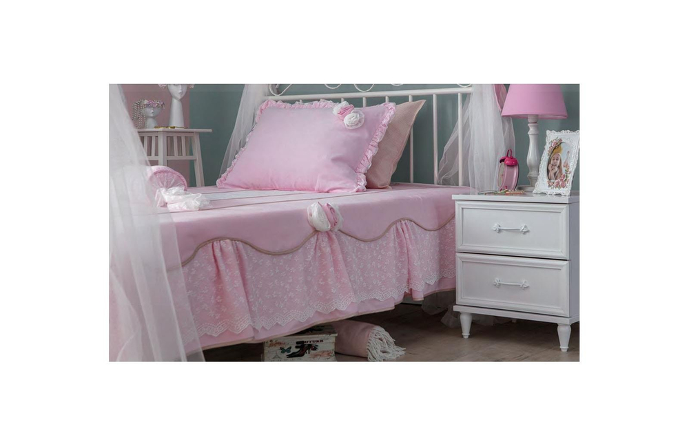 Santas Yatak Örtüsü Pembe