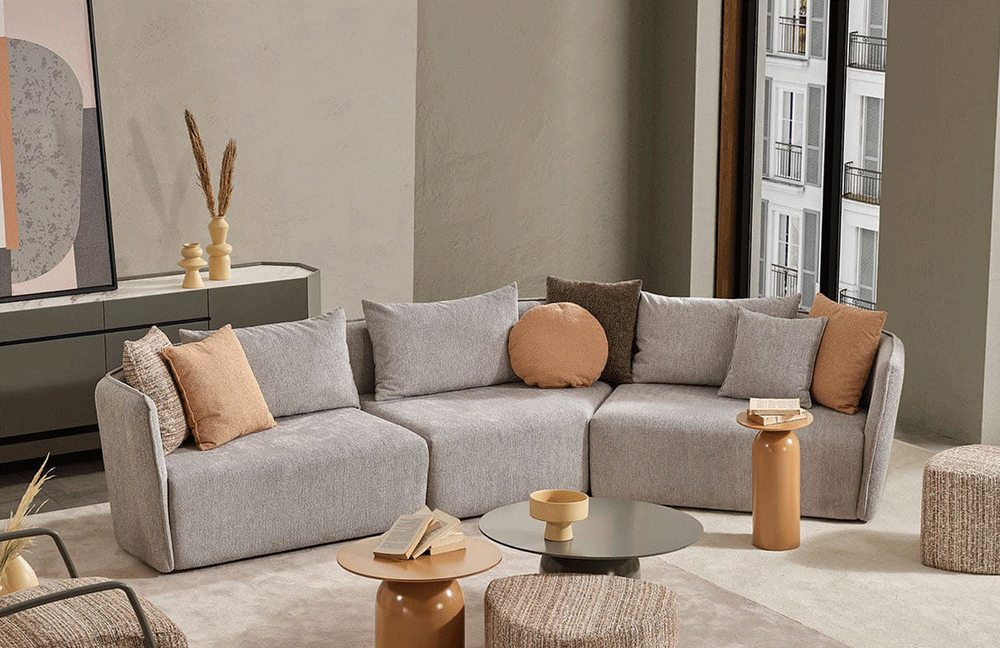 Weynir Üçlü Koltuk Amorf