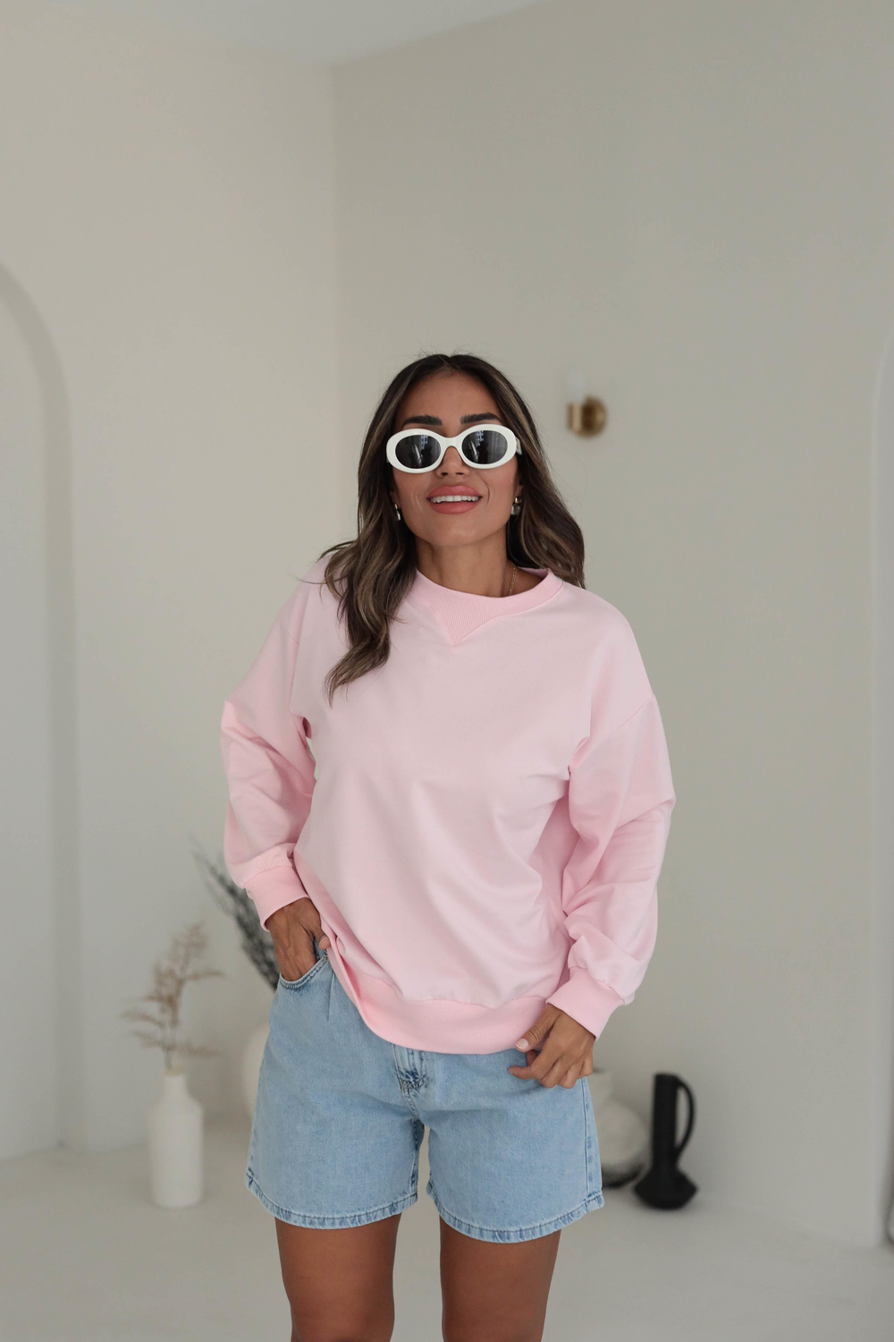 7204 Yumuşak Dokulu Sweatshirt