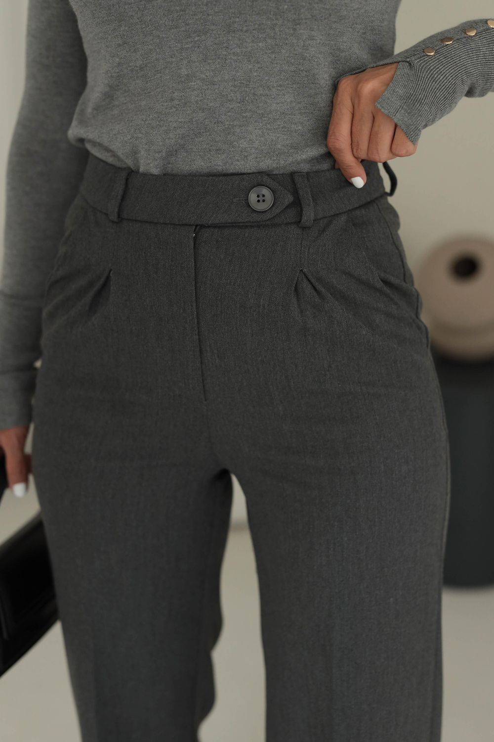 5140 Geniş Paça Kumaş Pantolon