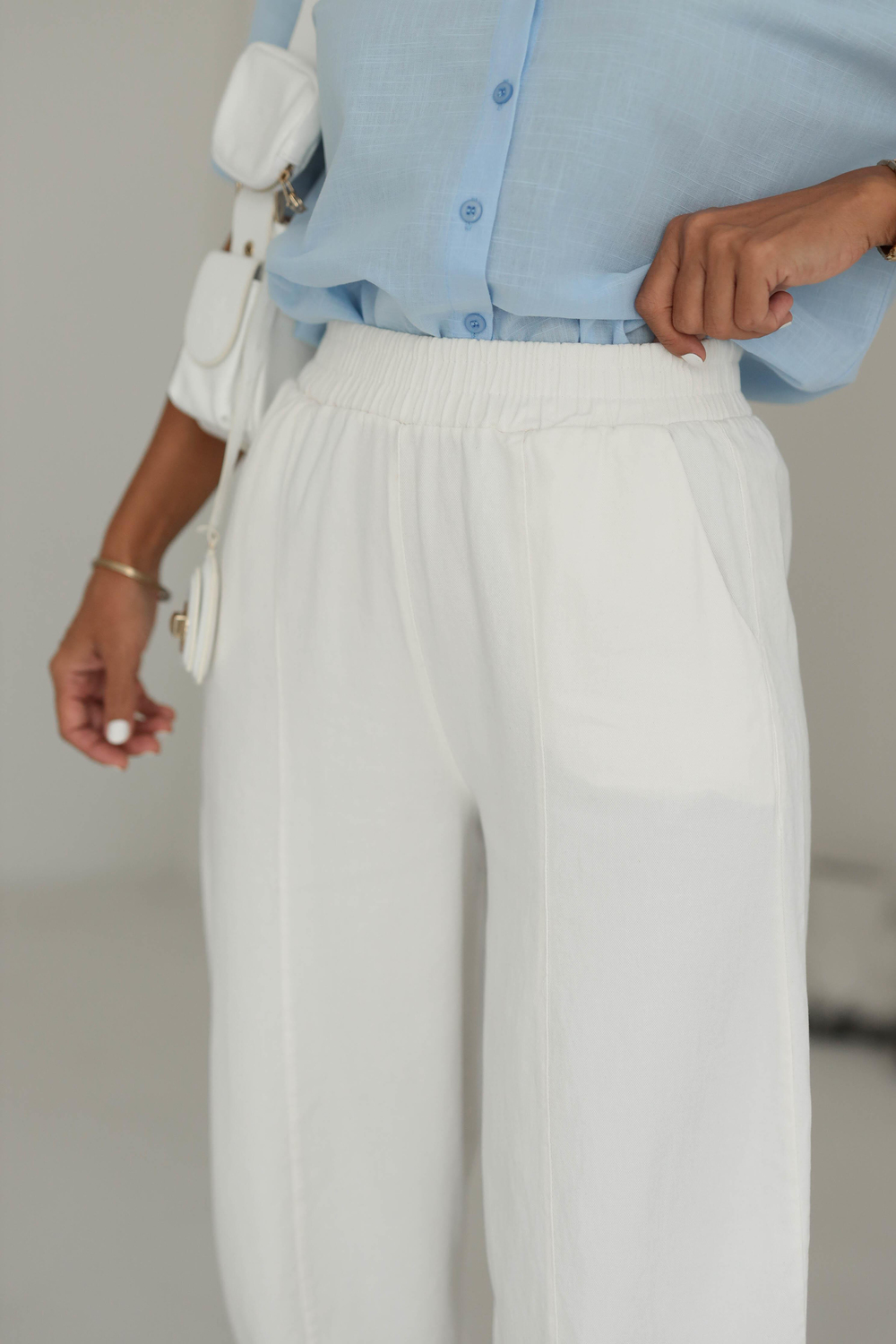 Bel Lastikli Rahat Kalıp Pantolon