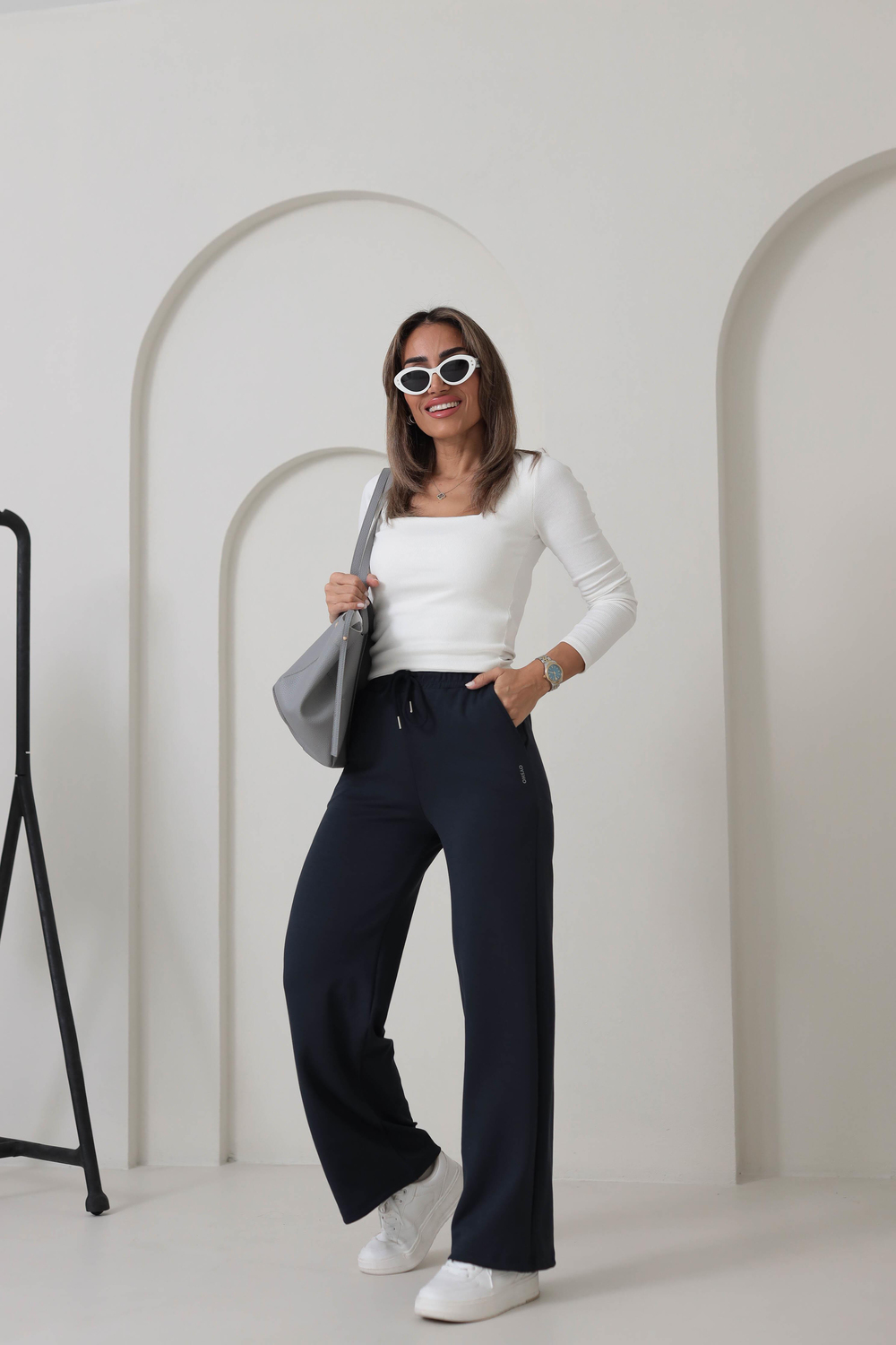 075 Modal OYS Bol Paça Eşofman Altı ANTRASİT