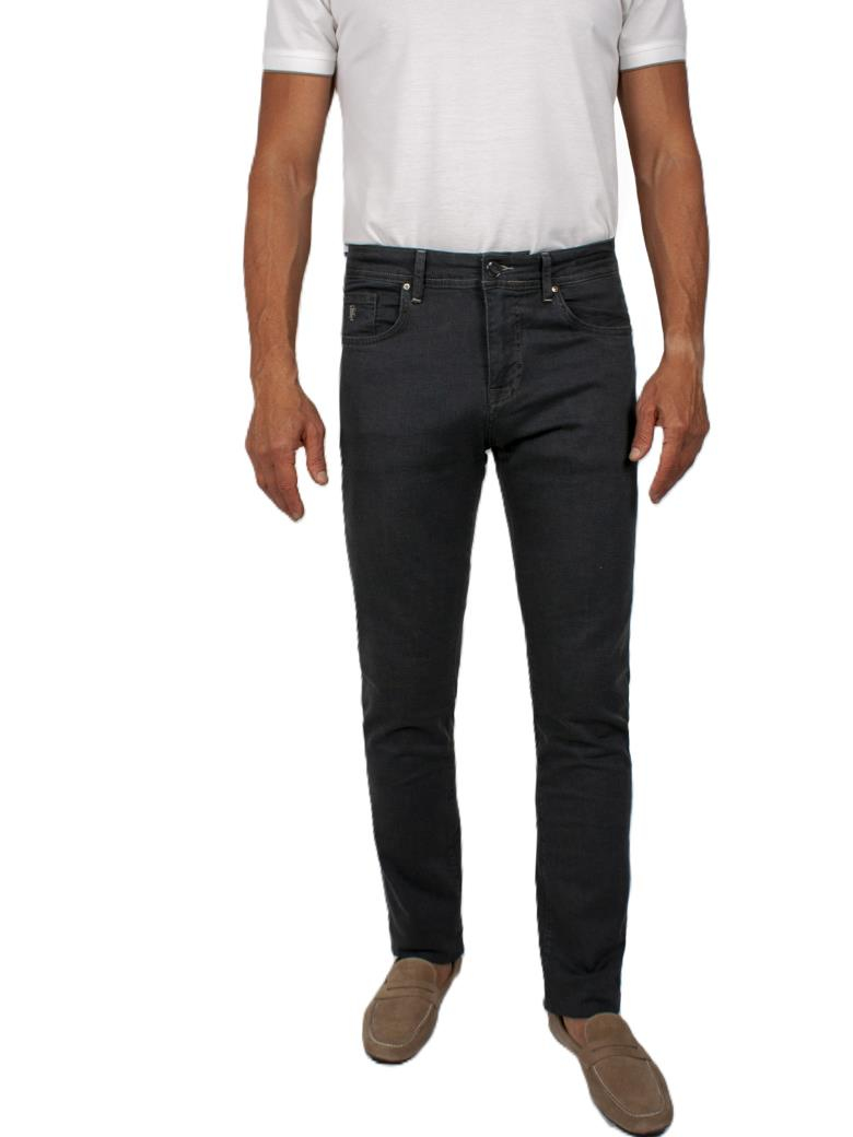 Regular Fit Normal Kesim Likralı Koyu Antrasit Kot Pantolon