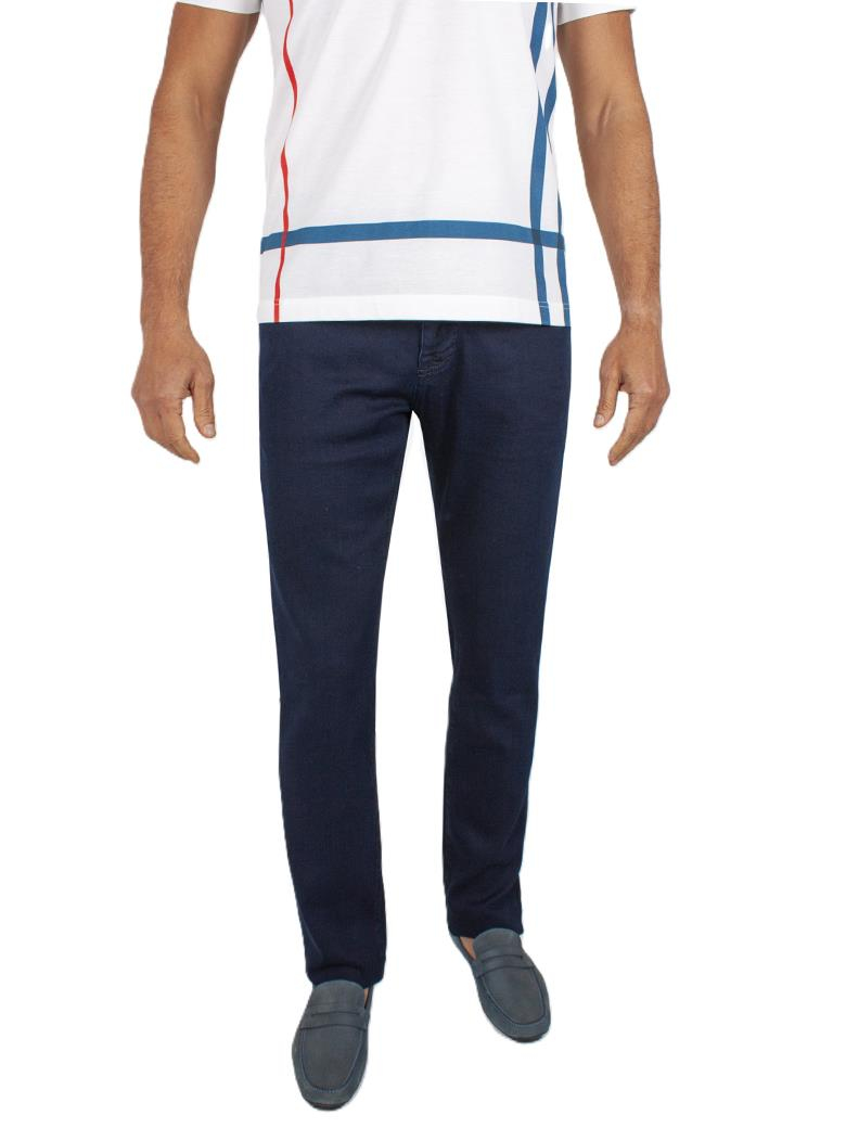 Regular Fit Normal Kesim Likralı Lacivert Kot Pantolon