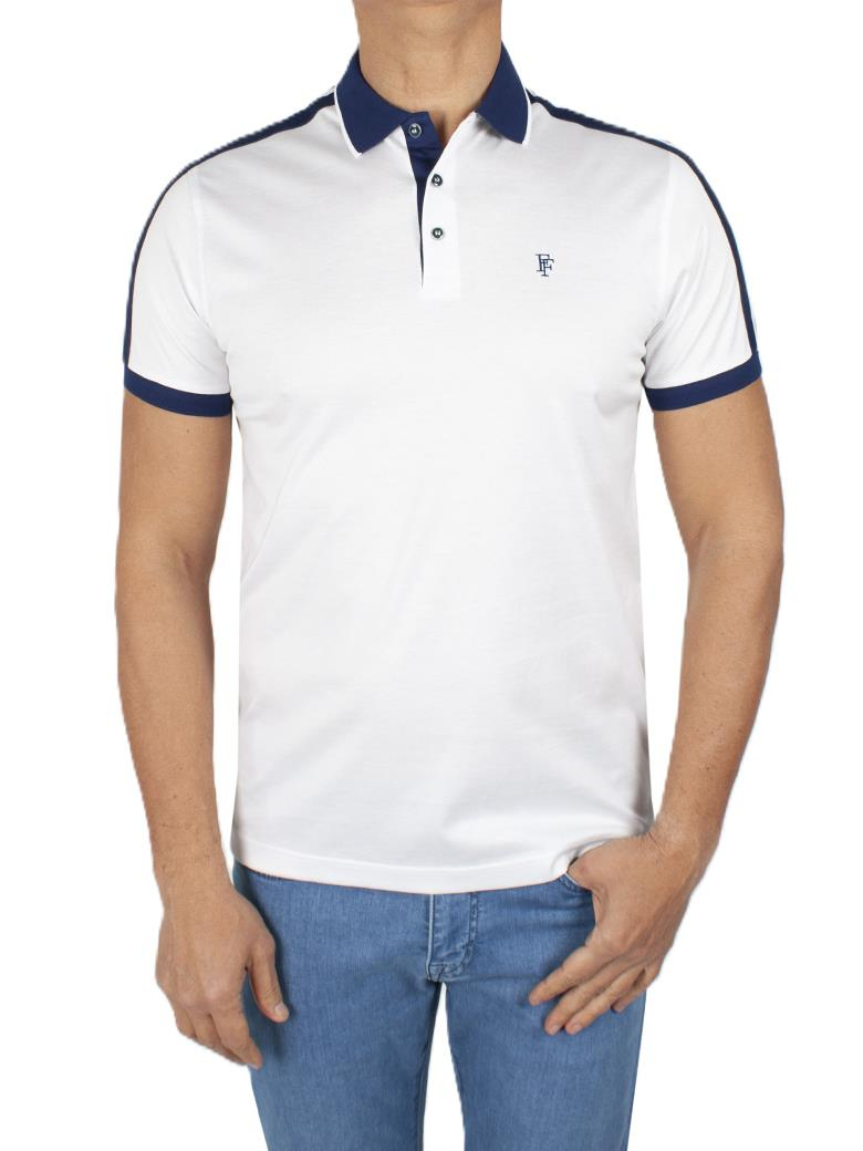 Regular Fit Yaka Detaylı Merserize %100 Pamuk Beyaz Polo Tişört