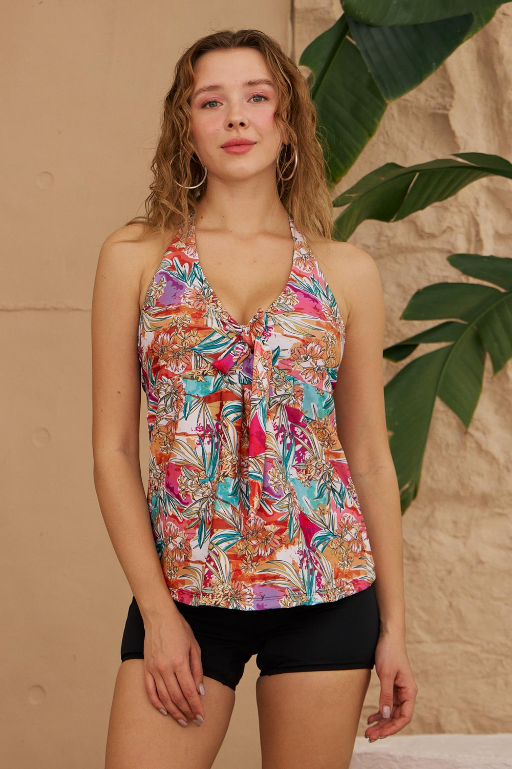 Starinci MayoTankini Şortlu Pastel Renkli