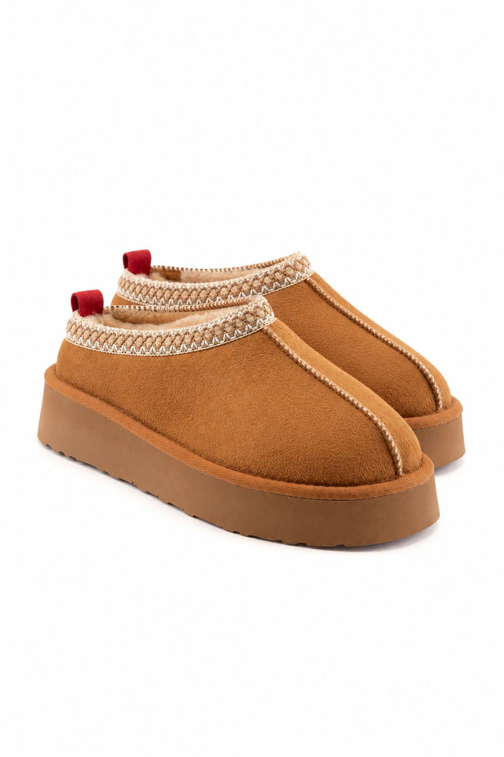 Aspen Kürklü Taba Süet Kadın Bootie 