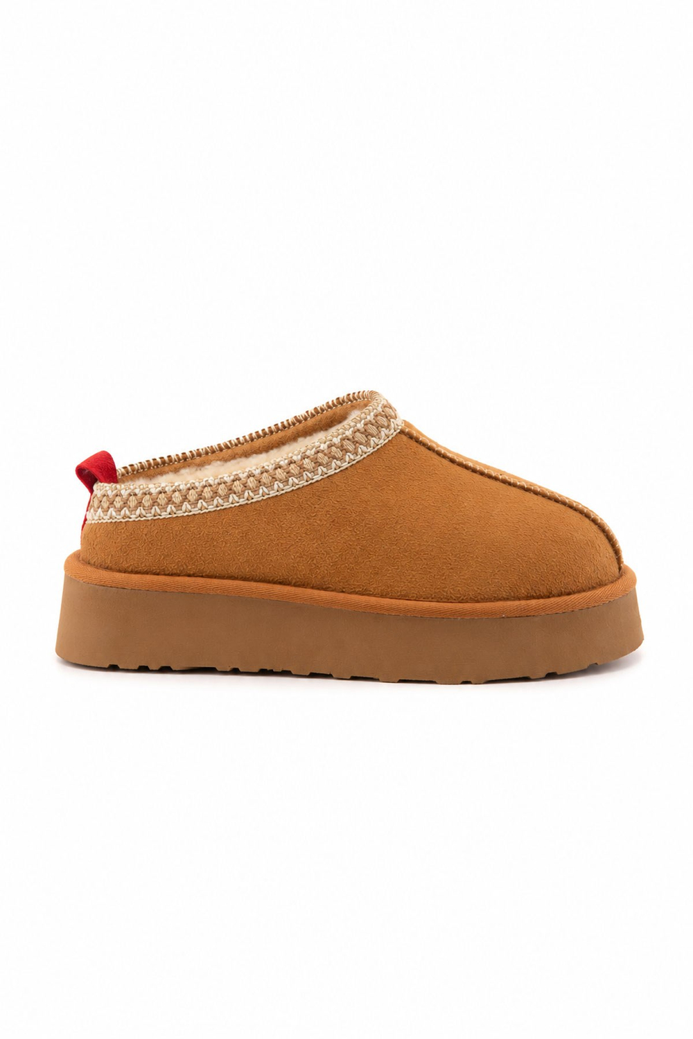 Aspen Kürklü Taba Süet Kadın Bootie 